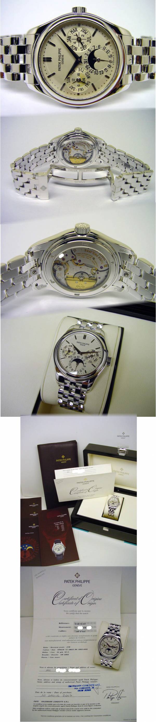 Patek Philippe ewiger Kalender VAGUE 5136|1G